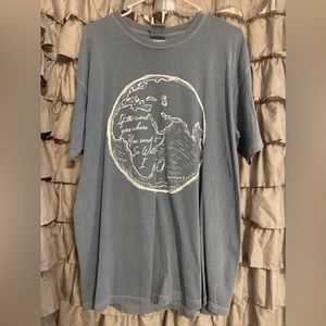 Comfort Colors | Dusty Blue Short Sleeve Tee